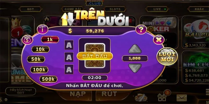 Sơ lược về game trên dưới